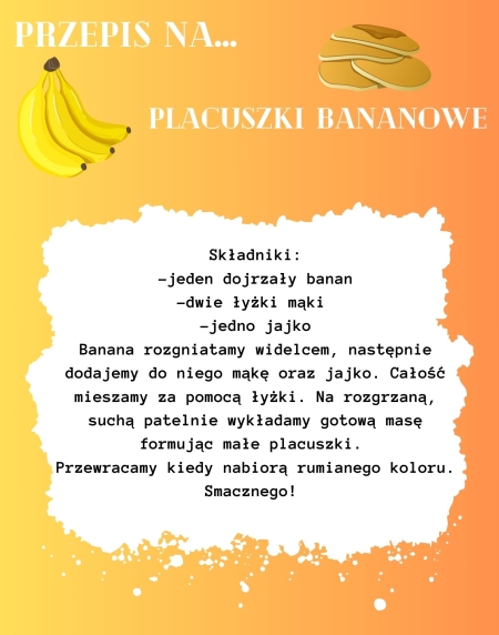 Przepis na placuszki bananowe