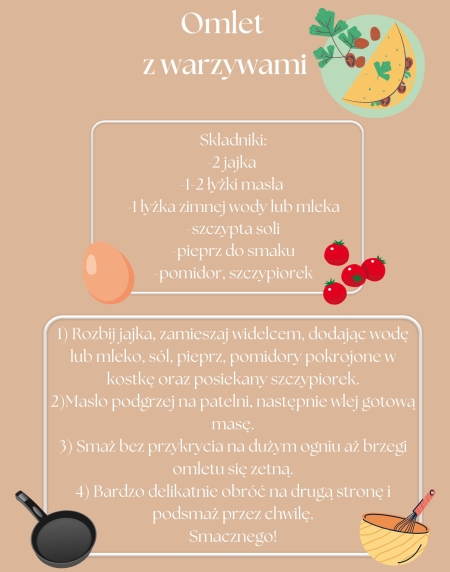 Omlet z warzywami