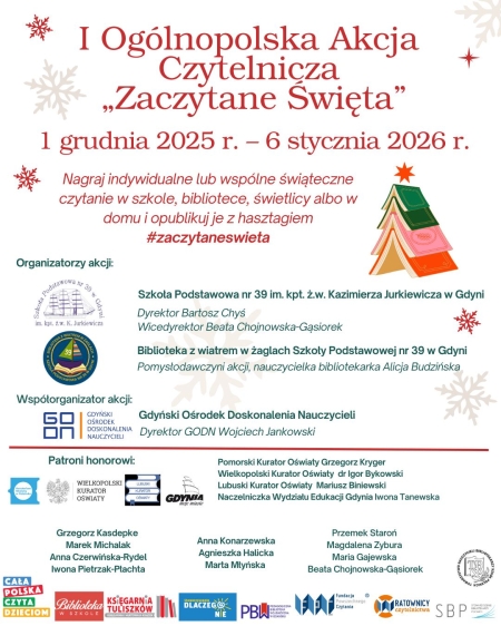 I Ogólnopolska Akcja Czytelnicza Zaczytane Święta