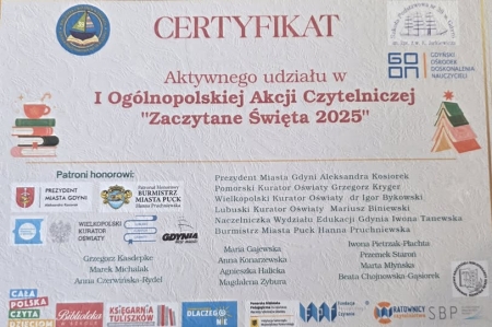 Podsumowanie I Ogólnopolskiej Akcji Czytelniczej „Zaczytane Święta 2025”