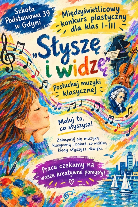 Międzyświetlicowy konkurs plastyczny „Słyszę i widzę” 
